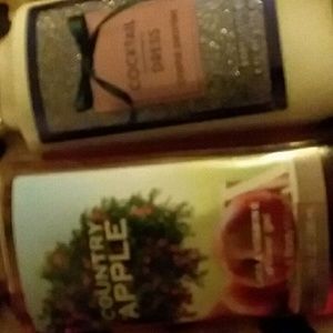 Bath and body  gels and lotions